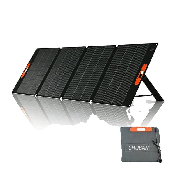 Solpanel, Foldbart, Vandtæt Design,NY 5-i kabel 200w