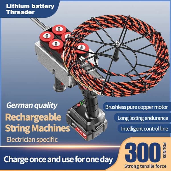 Trådmaskin, borstlös motor, hög effektivitet,1 Batteri