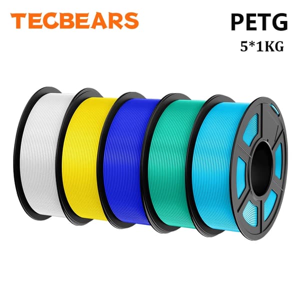 3D-printer filament, 1,75 mm diameter, høj sejhed,PETG 5MIX0010