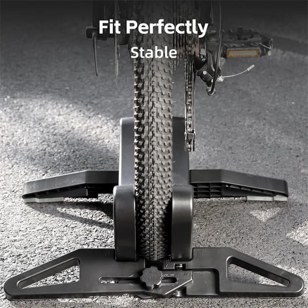 Parkering Rack, Justerbar Pasform, Pladsbesparende Design,Sort