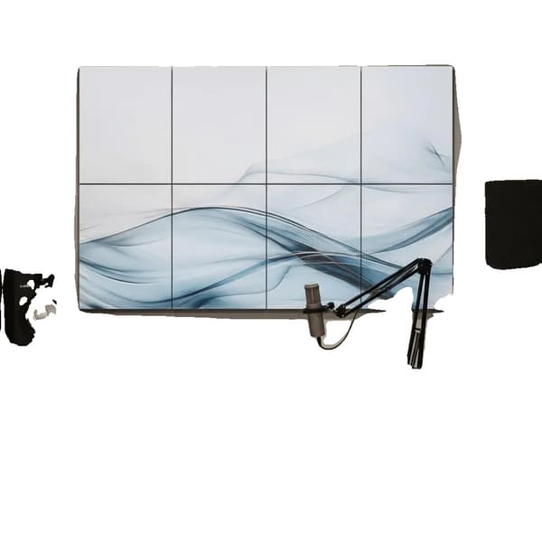 Akustikpanel, självhäftande, ljudisolering, armégrön