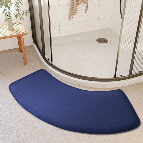 Duschdörrsmatta, Halkfri Design, Hög Absorption,40cmx100cm, Blå