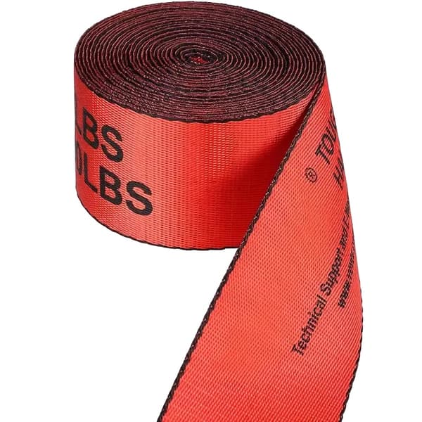 Vinschrem, Högstyrkepolyester, Säker Lastkontroll,Röd