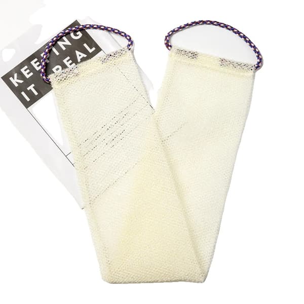 Exfolierande Badnät, Extra Lång Design, Djup Rengörande Effekt,vit-1st