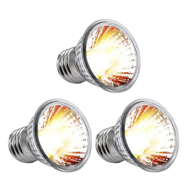 Matelijan lämpölamppu, UVB-valo, energiatehokas, 50W (3 kpl)
