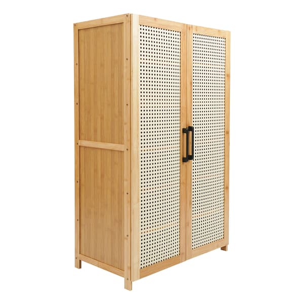 Sko cabinet, 6-lagers design, modern utseende,Träfärg