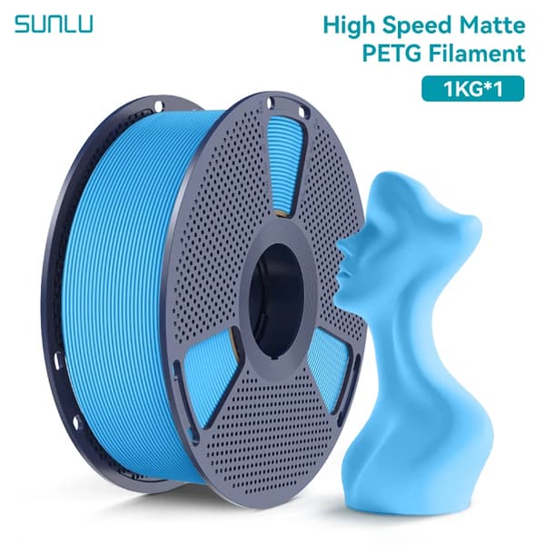 3D Filament, Højhastighedsprint, Tangle-Free Design,Himmelblå