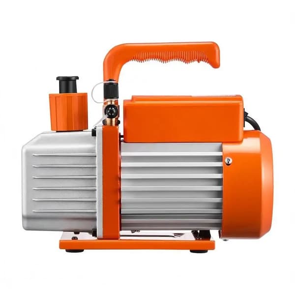 Vakuumpump, 5 CFM luftförflyttning, HVAC-kompatibel, GUL