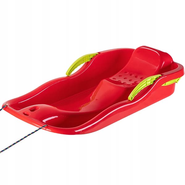 Kälke, Hållbar Plast, Barnsäkerhetsfunktioner,Röd
