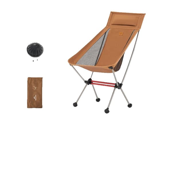 Fällstol, Ultralätt Design, Kompakt & Bärbar,L02 Gul