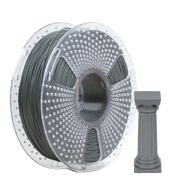 3D-printfilament, marmor-lignende tekstur, højhastighedsydelse,Askegrå Beton