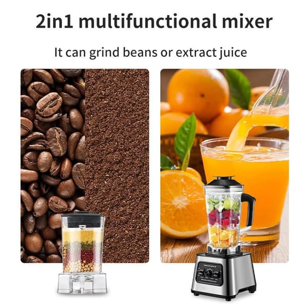 Blender, Hög hastighet, Stort kapacitet,2L+0.5L