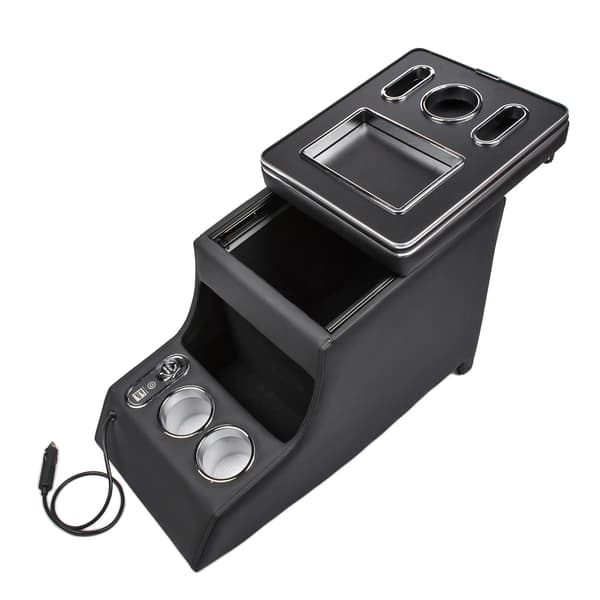 Armlæn Box, Plastik, Skræddersyet, Til Benz Vito W447, Flere USB Stik, Integreret LED Lys