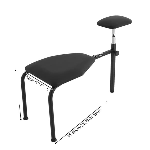 Pedicure Stol, Ergonomisk Design, Justerbare Funktioner,sort