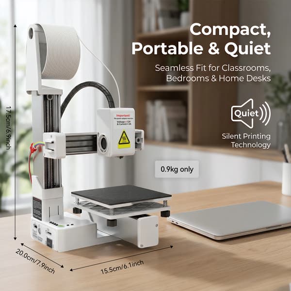 3D-printer, Én-berøring print, Kompakt design,K10