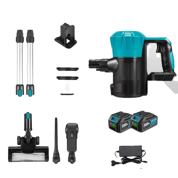 Dammsugare, Borstlös Motor, Justerbar Sugkraft,2xBatteri Set