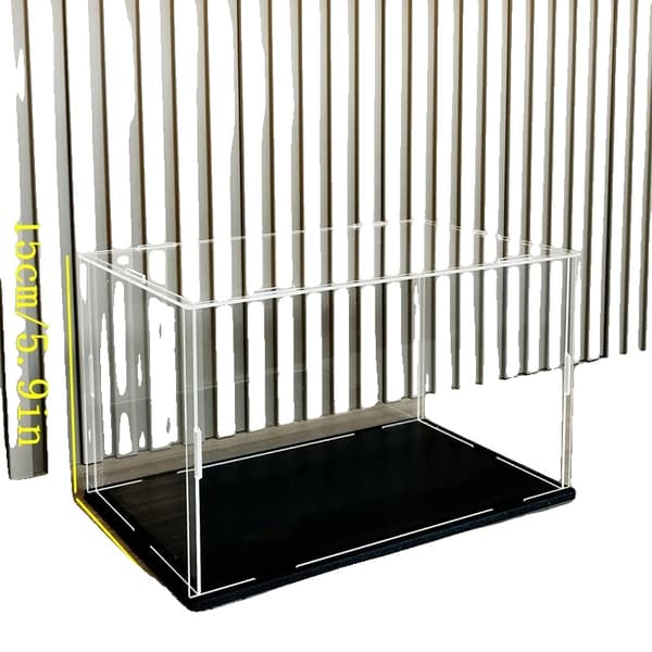 Displayboks, Støvafvisende Design, Alsidig Opbevaring,40X15X15cm