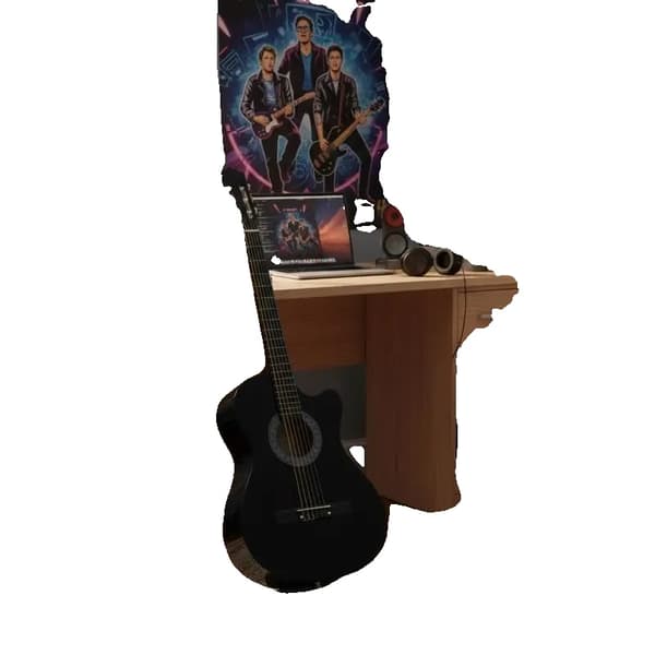 Klassisk Gitarr, Solid Trä Konstruktion, Cutaway Design,Svart