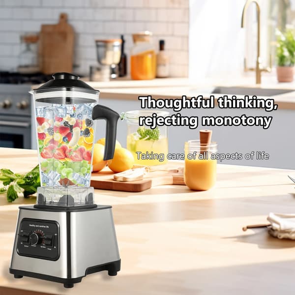 Blender, 6000W Effekt, 2.5L Kapacitet,2L+0.5L, EU stik