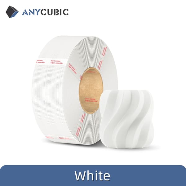 PLA Filament, Miljövänlig, Hög Precision,3KG Vit