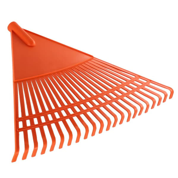 Havegreb, 60 cm Bredde, 22 Tænder, Plastmateriale, Effektiv til Indsamling af Affald, Velegnet til Græs og Blade