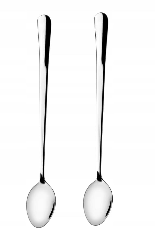 Teskedar, Elegant Design, Perfekt för Lattes och Desserter,Silver