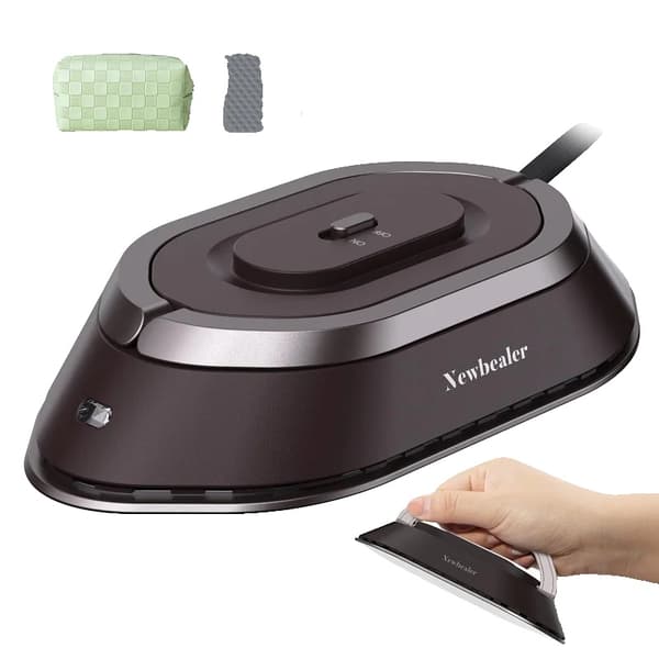 Rejsejern, Letvægts, Non-Stick Sål,sort