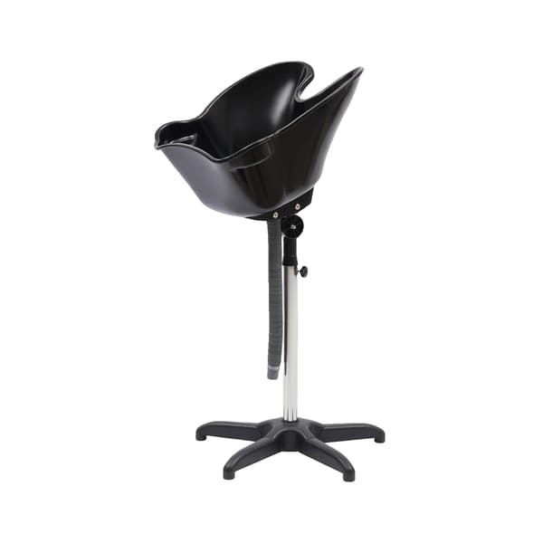 Schampo Basin, Justerbar Höjd, Lätt Design,svart