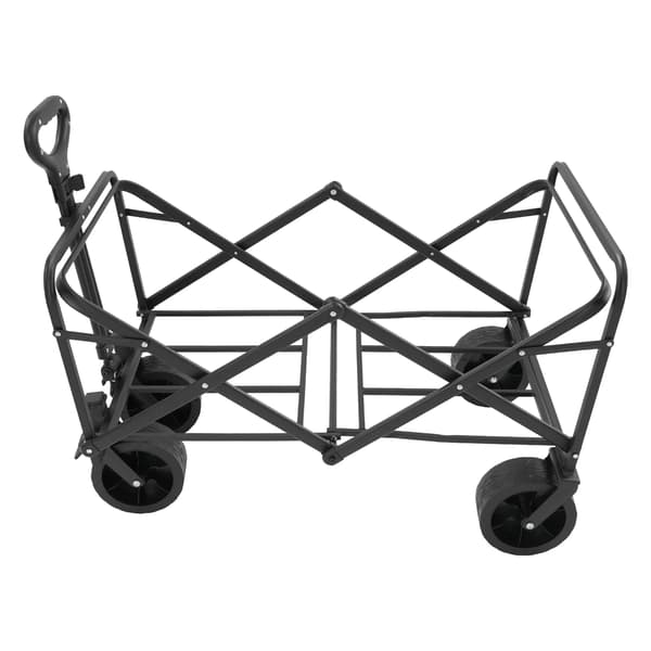 Vagn, Hopfällbar Design, Terränghjul,VIT