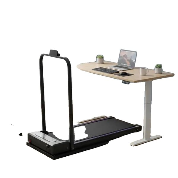 Sammenklappelig Løbebånd, Stille Drift, Kompatibel med Skrivebord,sort
