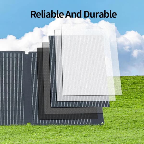 Solpanel, Foldbart Design, Høj Effektivitet,100w