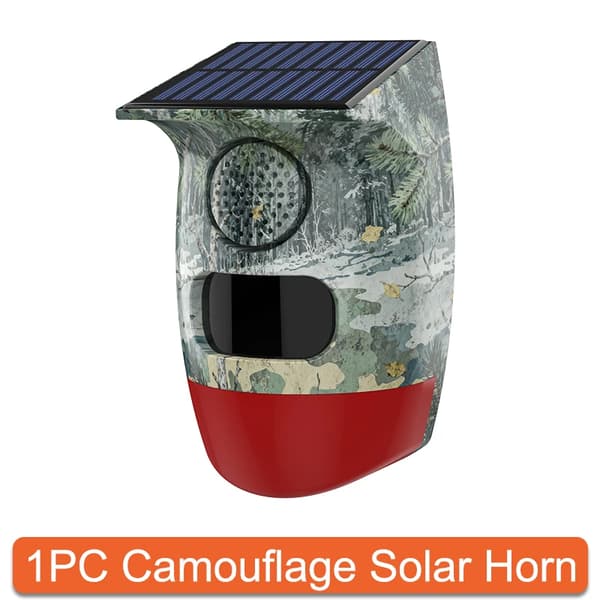 Bevægelsessensor, Smart Integration, Vandtæt Design,1PC Camouflage Horn