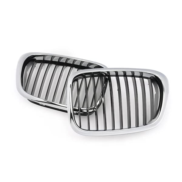 Frontgitter, ABS-materiale, vertikal billetdesign,Krom