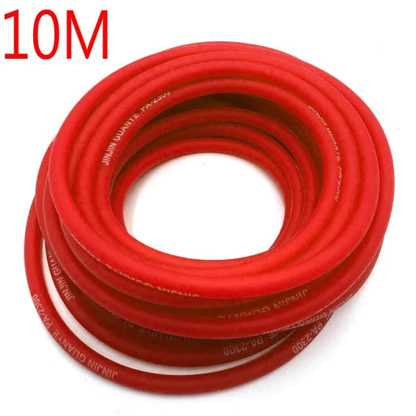 Brännolja Slang, 10 Meter Längd, Flexibel Design,10M RÖD