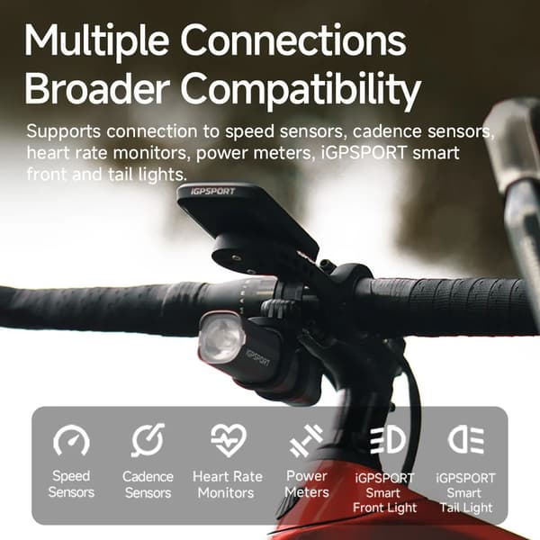 GPS Cykeldator, Vattentät, Lång Batteritid, BSC100Max