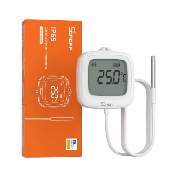 Temperatursensor, Zigbee-forbindelse, Vandtæt design,SNZB-02LD