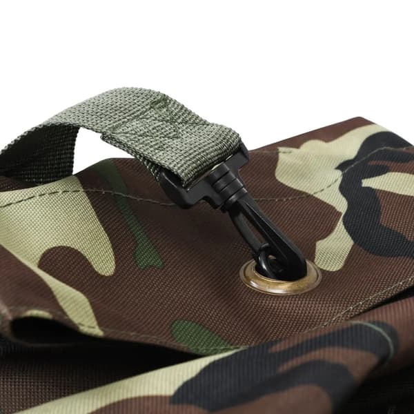 Rejsetaske, 85L kapacitet, holdbart camouflage-design,hær grøn