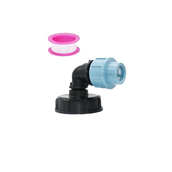 IBC Tankadapter, PE Rørforbindelse, Hurtig Installation,20MM-B