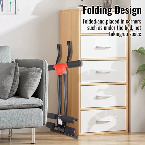 Ab Maskine, Justerbar Modstand, Sammenklappeligt Design,sort