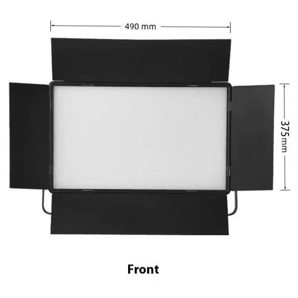 Fresnel LED Lys, Justerbar Lysstrøm, DMX512 Kompatibel,2PCS
