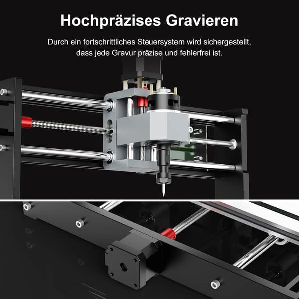 CNC Graveringsmaskin, Arbetsområde 300 mm x 180 mm x 45 mm, 0,01 mm Graveringsnoggrannhet, Stöder GRBL-programvara