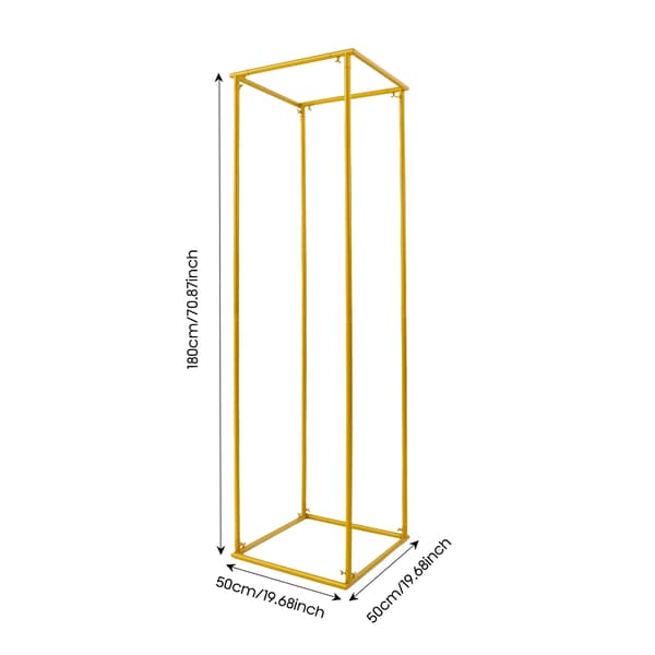 Blomsterställning, Elegant Design, Hållbart Material,Guld