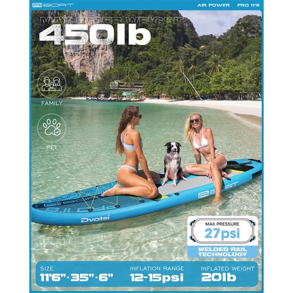 Paddle Board, Hållbar PVC, Mångsidig för Vattenaktiviteter,AI07