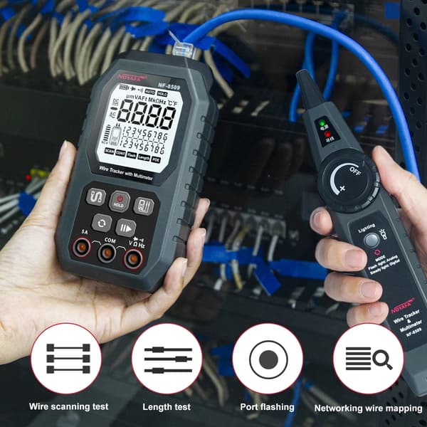 Multimeter, POE-testning, Trådsökning, NF-8509