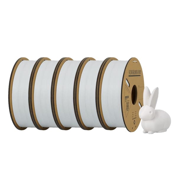 3D-skrivarfilament, 1,75 mm diameter, solid material,PLA-Vit