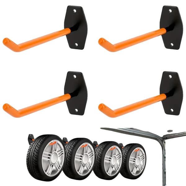 Väggkrokar, Tungt Stål, Mångsidig Design,4PCS
