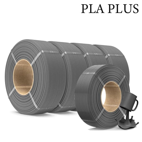 3D-printer filament, miljøvenligt materiale, høj dimensionel nøjagtighed,PLA PLUS 5Grå