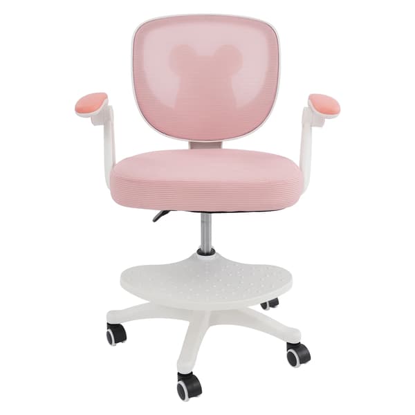 Barnstol, Justerbar Höjd, Ergonomisk Design,Rosa