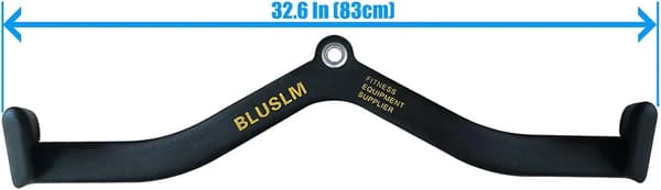Lat Pulldown Bar, T-Bar Row Vedhæftning, Tricep Press Down,SORT-BL07