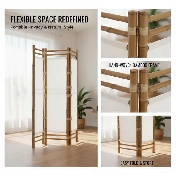 Rummdivider, Moderne Stil, Multifunktionel,Creme